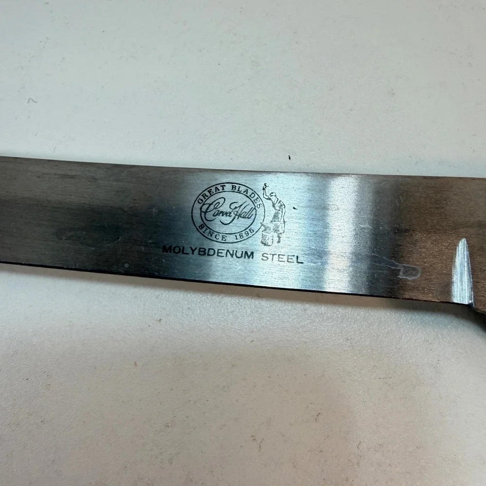 Carvel Hall Slicer Knife Molybdenum Steel Wood Handle 8 Inch Blade Japan